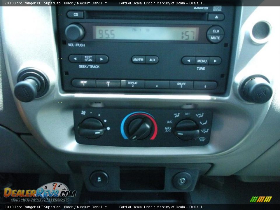 2010 Ford Ranger XLT SuperCab Black / Medium Dark Flint Photo #9