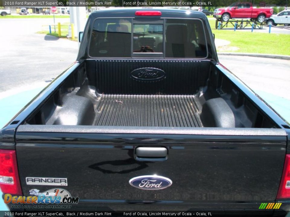 2010 Ford Ranger XLT SuperCab Black / Medium Dark Flint Photo #10