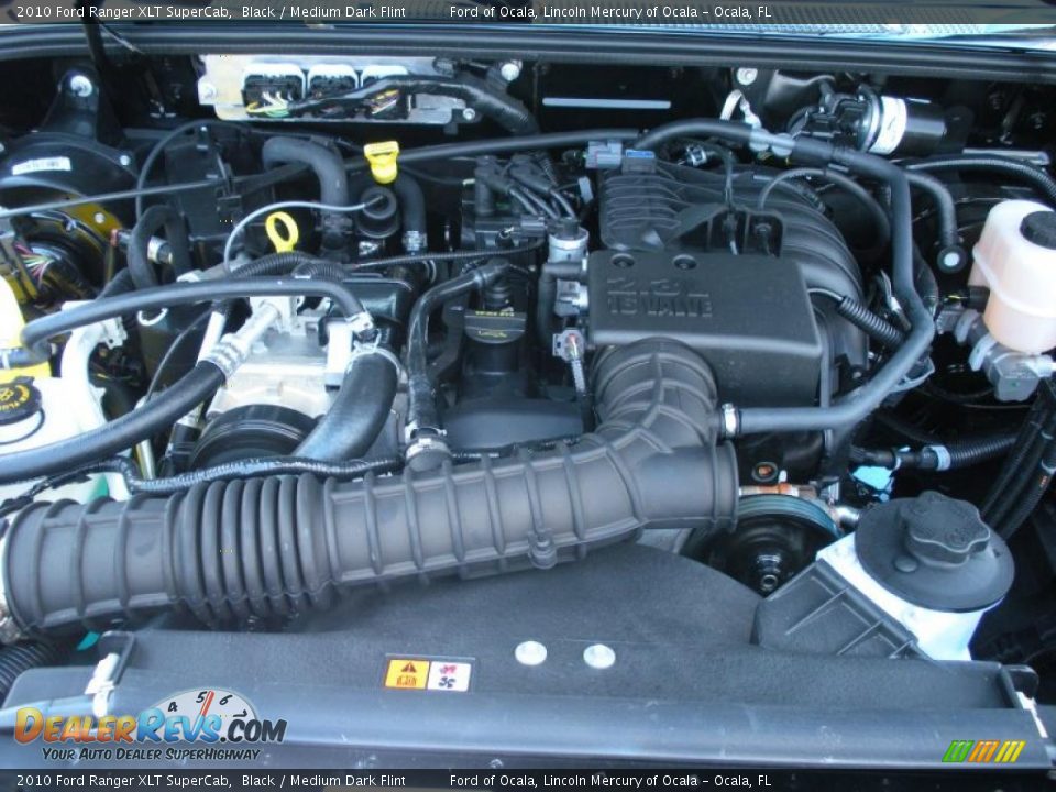 2010 Ford Ranger XLT SuperCab Black / Medium Dark Flint Photo #11