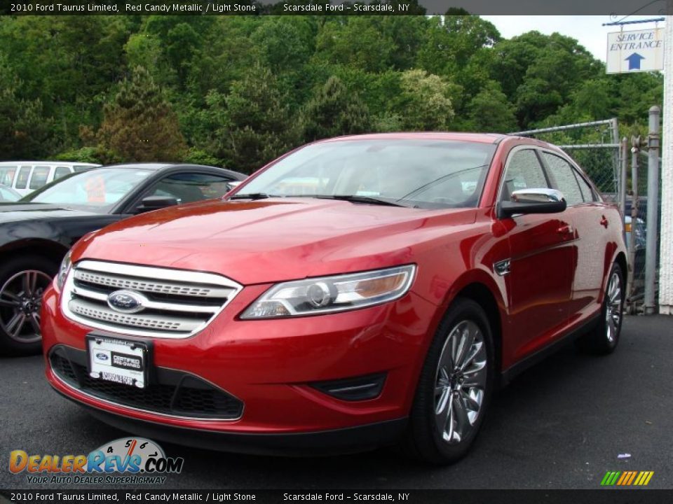 2010 Ford Taurus Limited Red Candy Metallic / Light Stone Photo #1