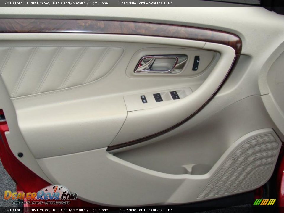 2010 Ford Taurus Limited Red Candy Metallic / Light Stone Photo #10
