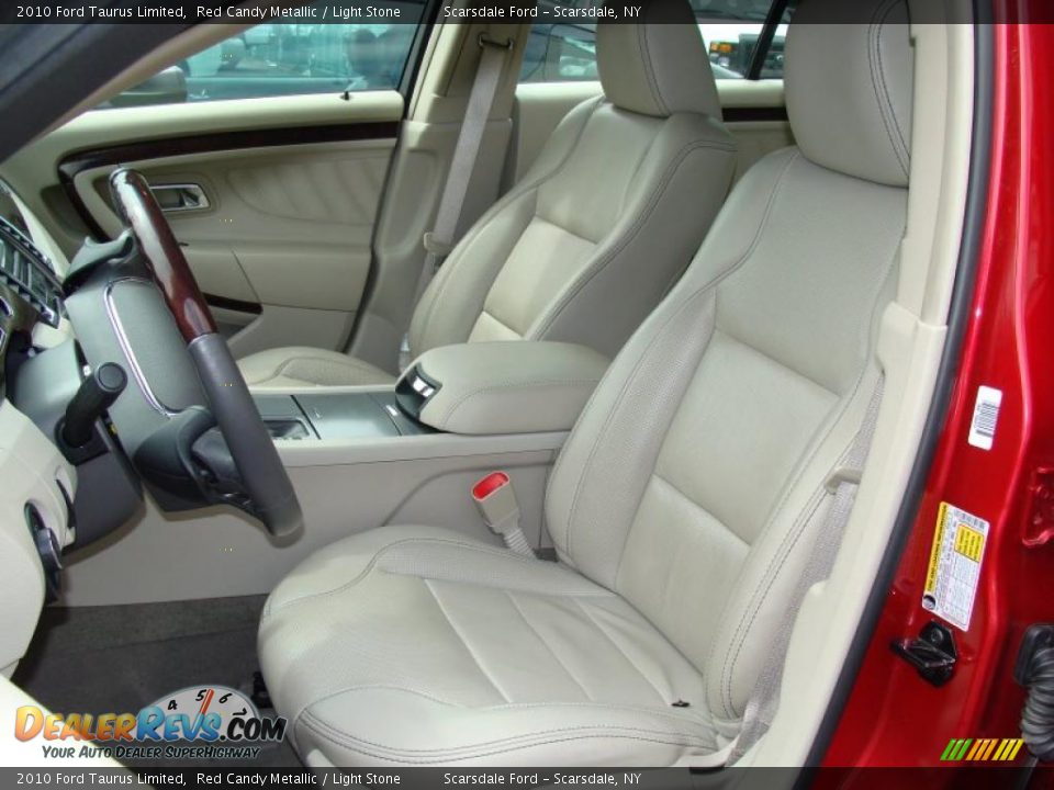 2010 Ford Taurus Limited Red Candy Metallic / Light Stone Photo #11