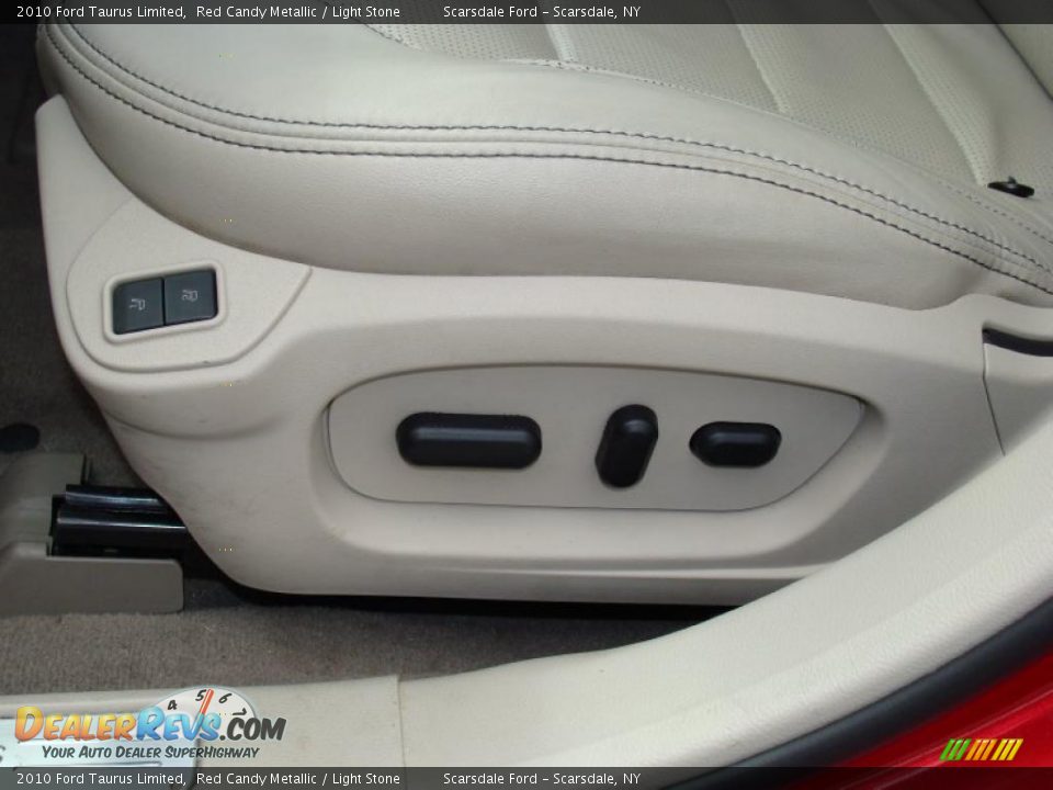 2010 Ford Taurus Limited Red Candy Metallic / Light Stone Photo #12