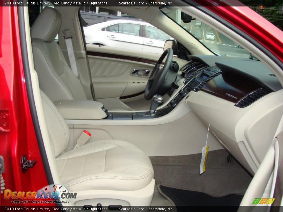 2010 Ford Taurus Limited Red Candy Metallic / Light Stone Photo #13