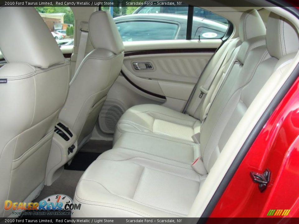 2010 Ford Taurus Limited Red Candy Metallic / Light Stone Photo #15