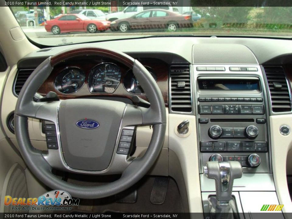 2010 Ford Taurus Limited Red Candy Metallic / Light Stone Photo #16