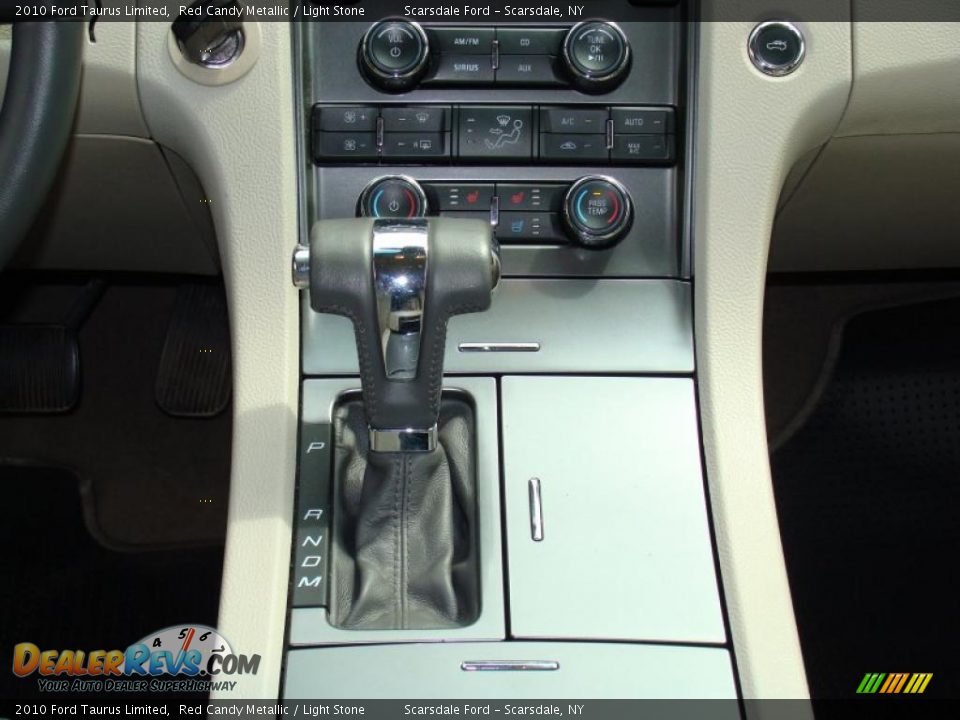 2010 Ford Taurus Limited Red Candy Metallic / Light Stone Photo #18