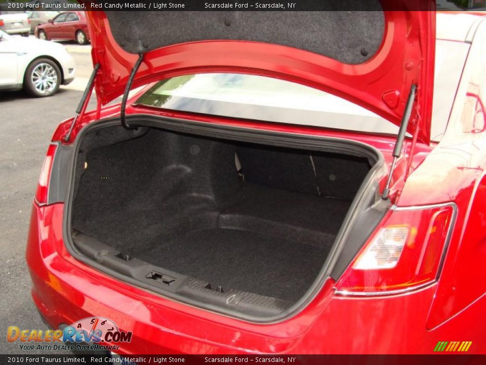 2010 Ford Taurus Limited Red Candy Metallic / Light Stone Photo #21