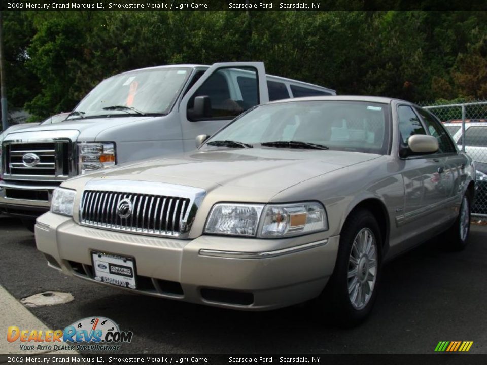 2009 Mercury Grand Marquis LS Smokestone Metallic / Light Camel Photo #1
