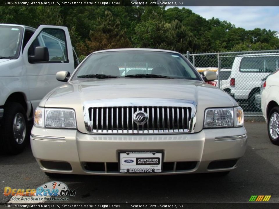 2009 Mercury Grand Marquis LS Smokestone Metallic / Light Camel Photo #2