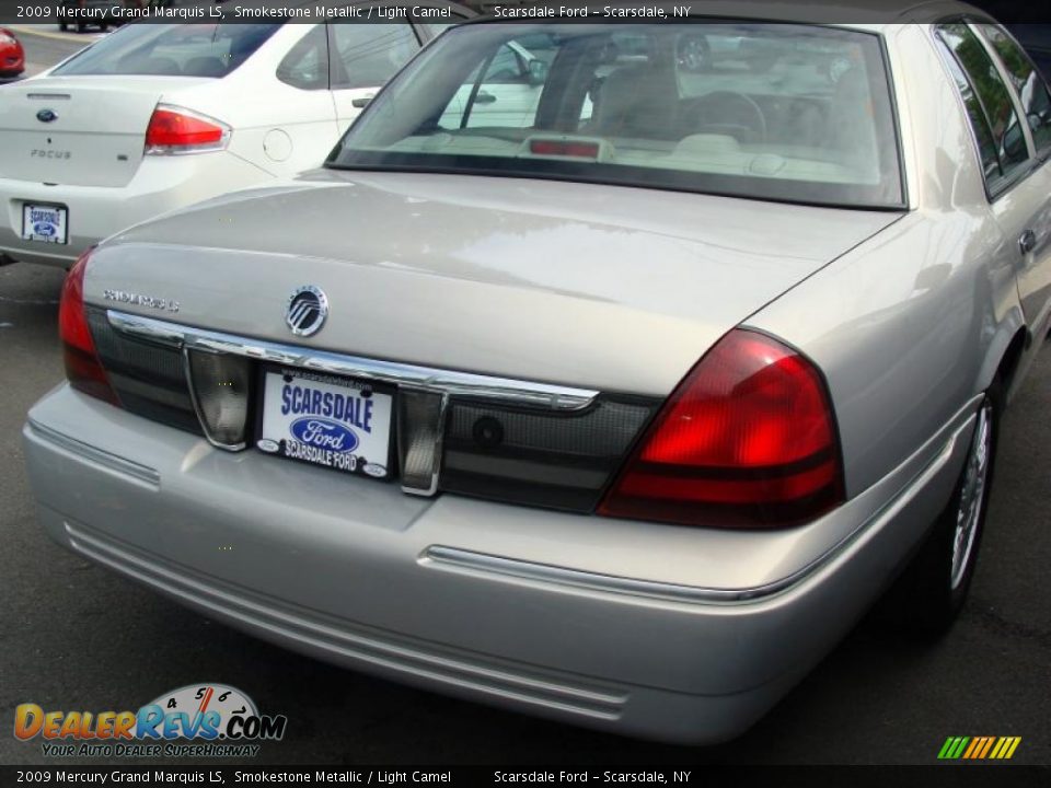 2009 Mercury Grand Marquis LS Smokestone Metallic / Light Camel Photo #4