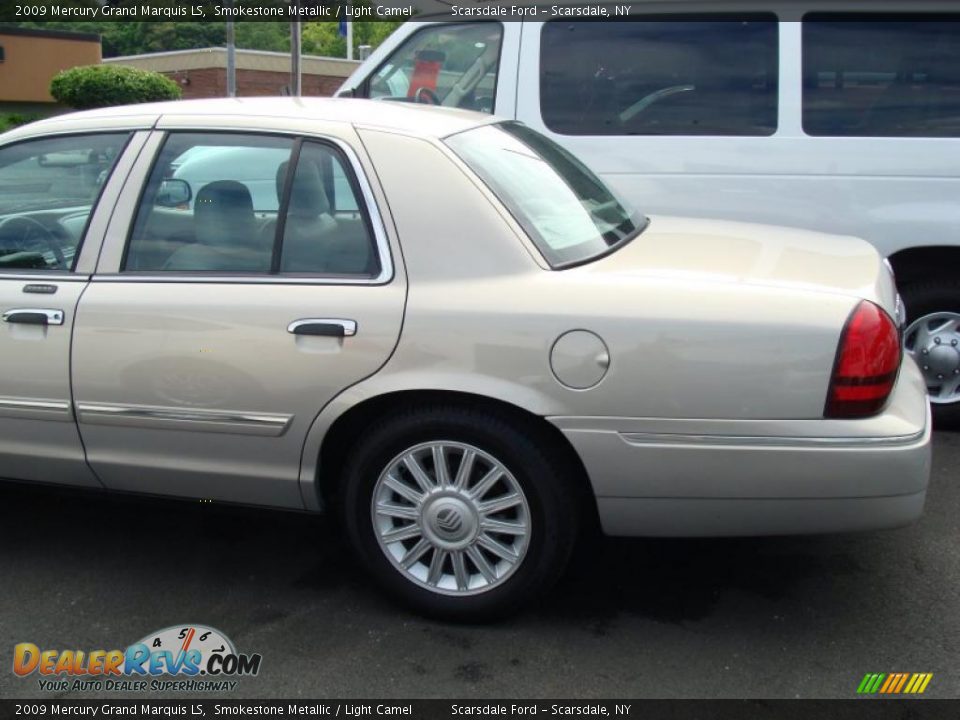 2009 Mercury Grand Marquis LS Smokestone Metallic / Light Camel Photo #5