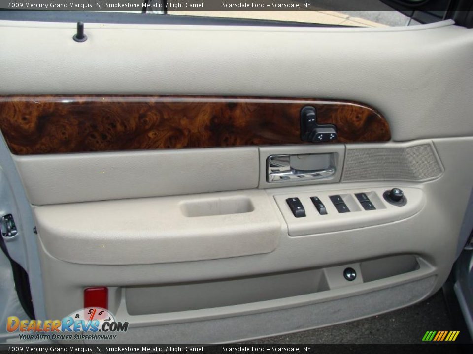 2009 Mercury Grand Marquis LS Smokestone Metallic / Light Camel Photo #10