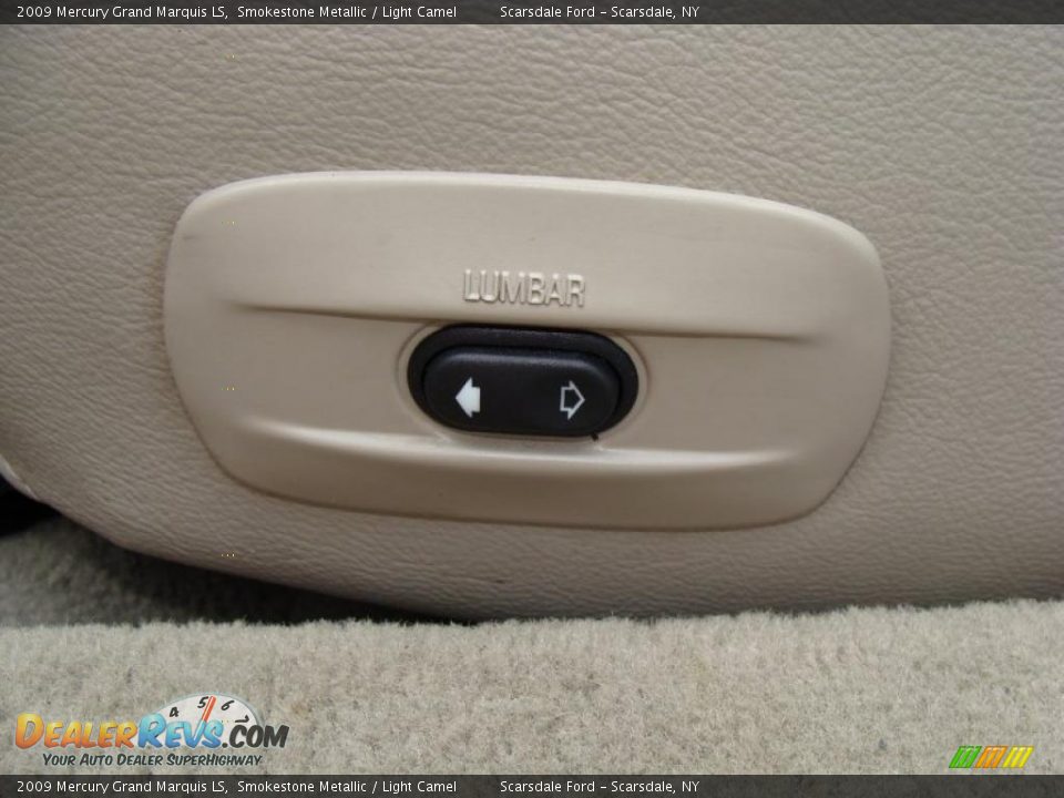 2009 Mercury Grand Marquis LS Smokestone Metallic / Light Camel Photo #12