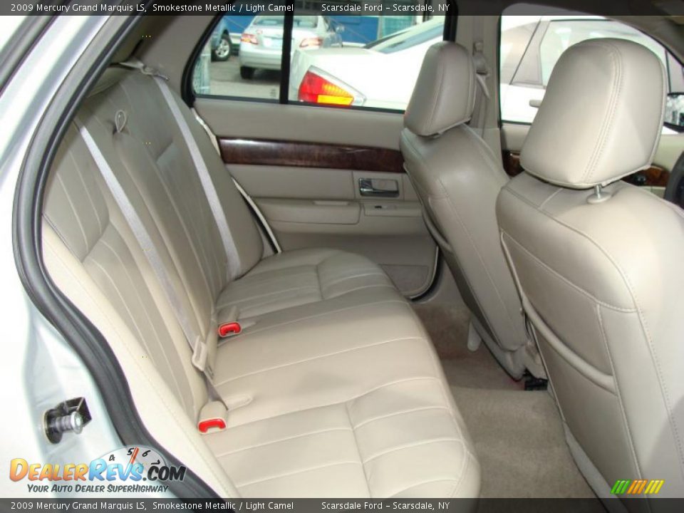 2009 Mercury Grand Marquis LS Smokestone Metallic / Light Camel Photo #15