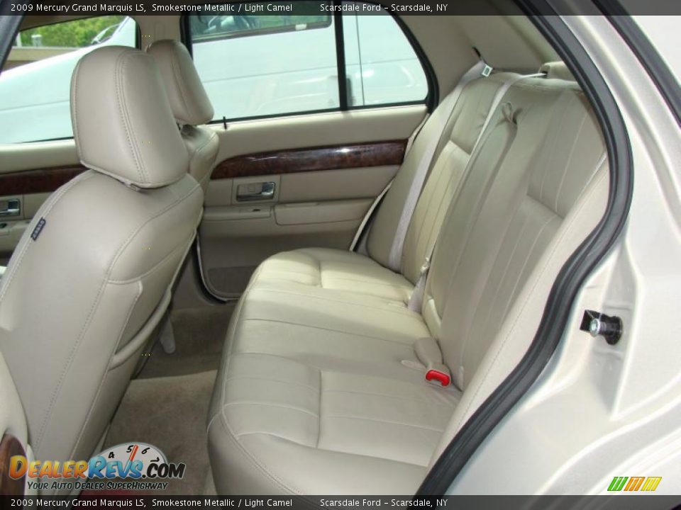 2009 Mercury Grand Marquis LS Smokestone Metallic / Light Camel Photo #16