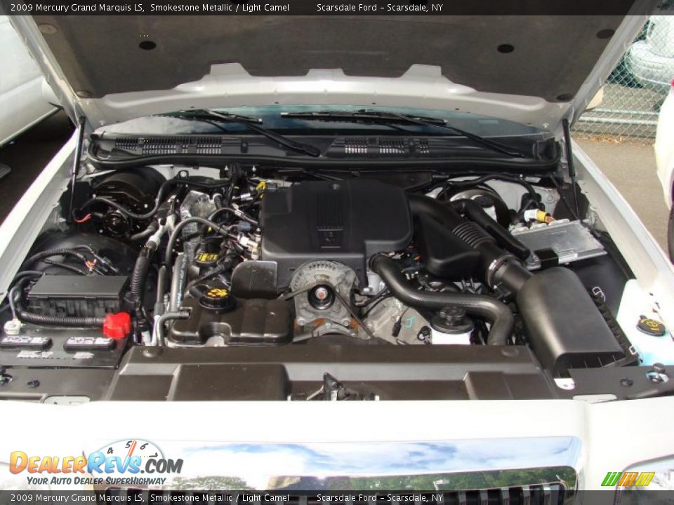 2009 Mercury Grand Marquis LS Smokestone Metallic / Light Camel Photo #20