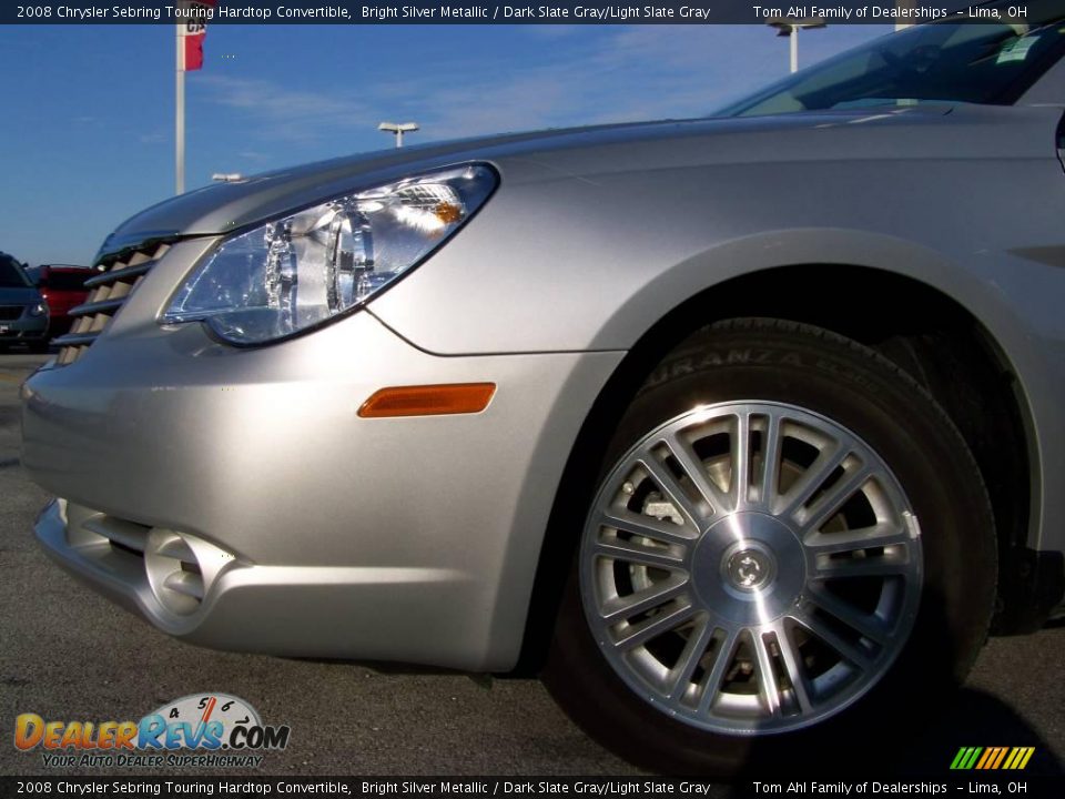 2008 Chrysler Sebring Touring Hardtop Convertible Bright Silver Metallic / Dark Slate Gray/Light Slate Gray Photo #2