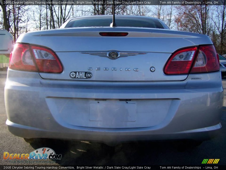 2008 Chrysler Sebring Touring Hardtop Convertible Bright Silver Metallic / Dark Slate Gray/Light Slate Gray Photo #5