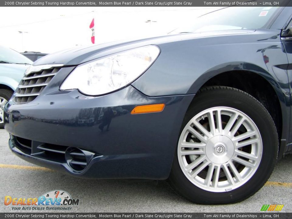 2008 Chrysler Sebring Touring Hardtop Convertible Modern Blue Pearl / Dark Slate Gray/Light Slate Gray Photo #2