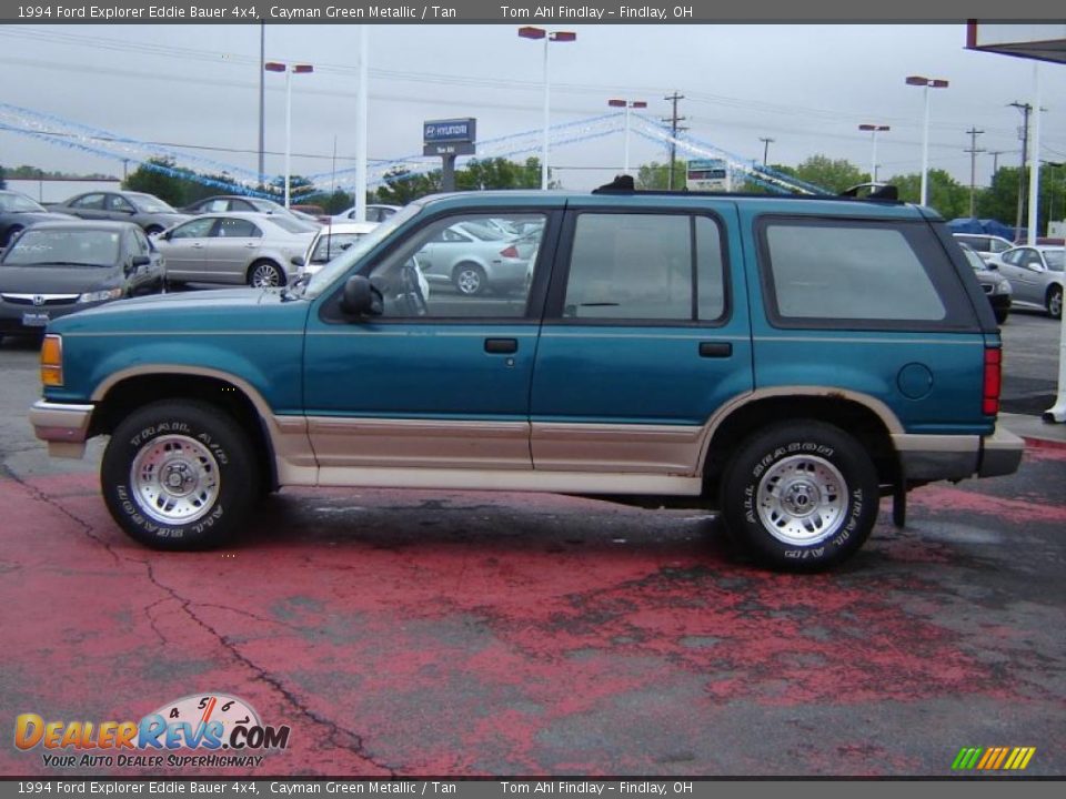 1994 Ford Explorer Eddie Bauer 4x4 Cayman Green Metallic / Tan Photo #2
