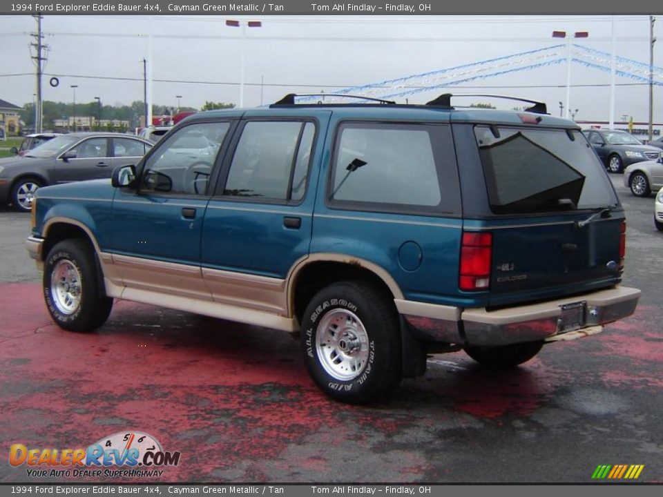 1994 Ford Explorer Eddie Bauer 4x4 Cayman Green Metallic / Tan Photo #3