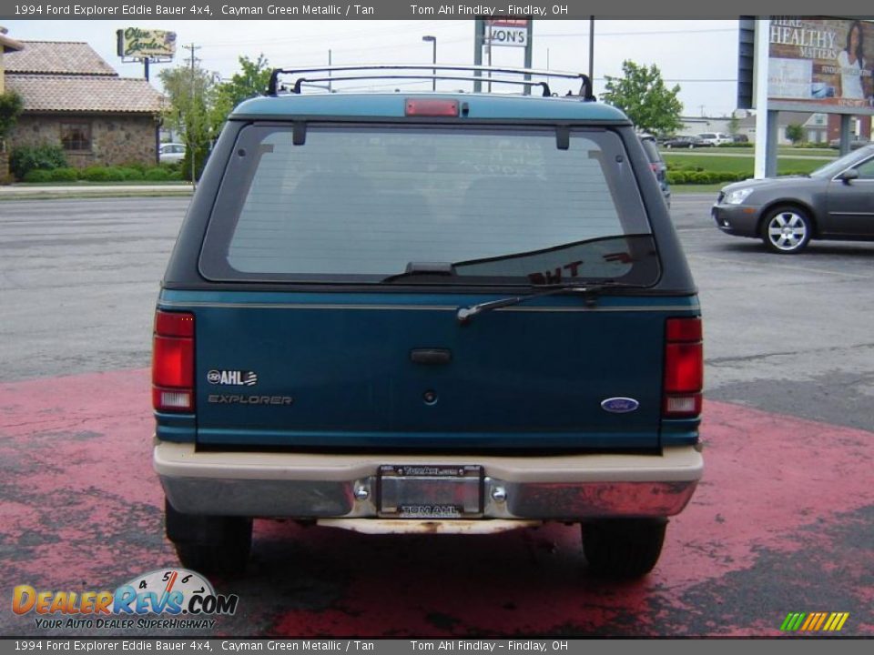1994 Ford Explorer Eddie Bauer 4x4 Cayman Green Metallic / Tan Photo #4