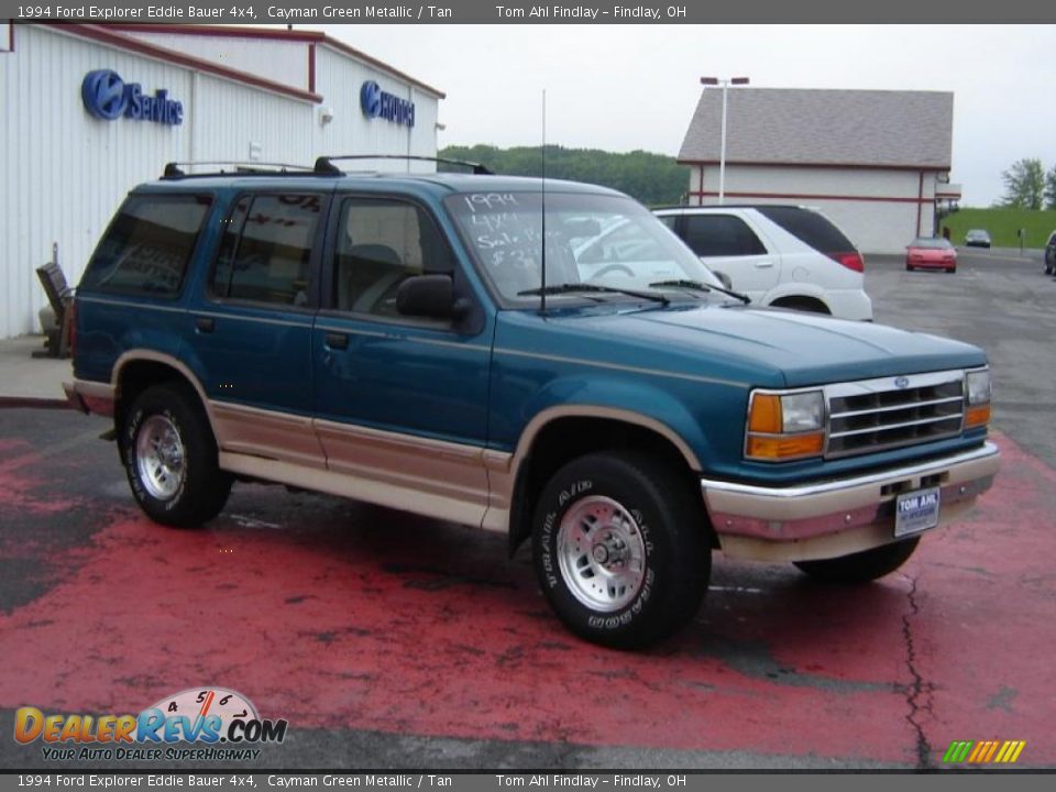 1994 Ford Explorer Eddie Bauer 4x4 Cayman Green Metallic / Tan Photo #8
