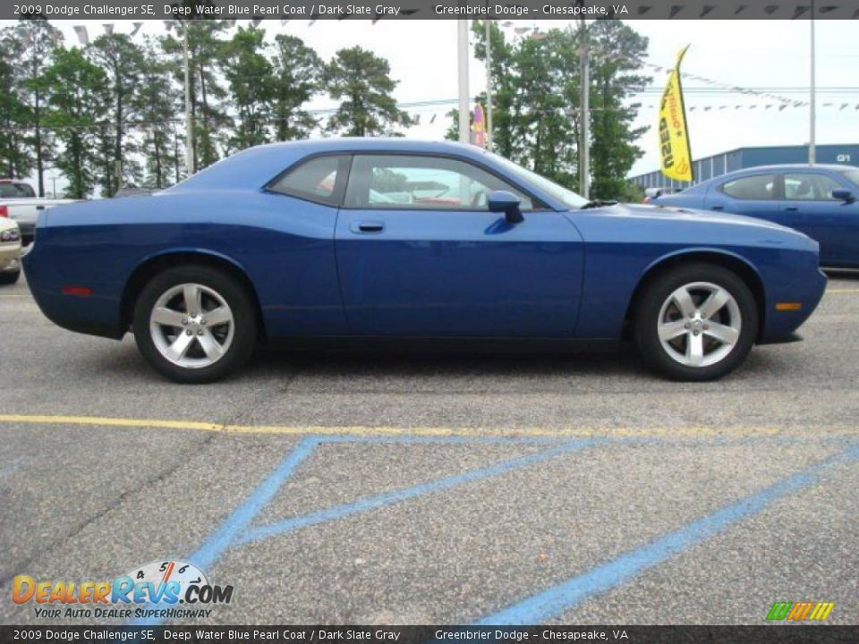 2009 Dodge Challenger SE Deep Water Blue Pearl Coat / Dark Slate Gray Photo #6