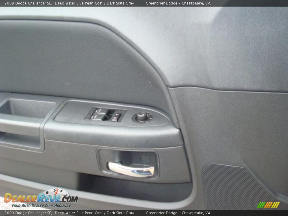 2009 Dodge Challenger SE Deep Water Blue Pearl Coat / Dark Slate Gray Photo #12