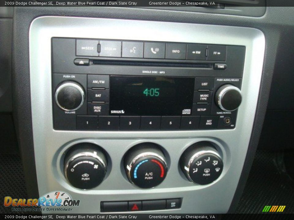 2009 Dodge Challenger SE Deep Water Blue Pearl Coat / Dark Slate Gray Photo #13