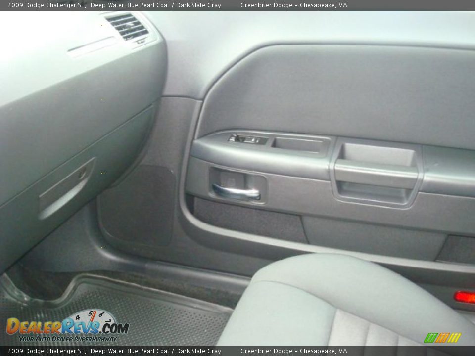 2009 Dodge Challenger SE Deep Water Blue Pearl Coat / Dark Slate Gray Photo #15