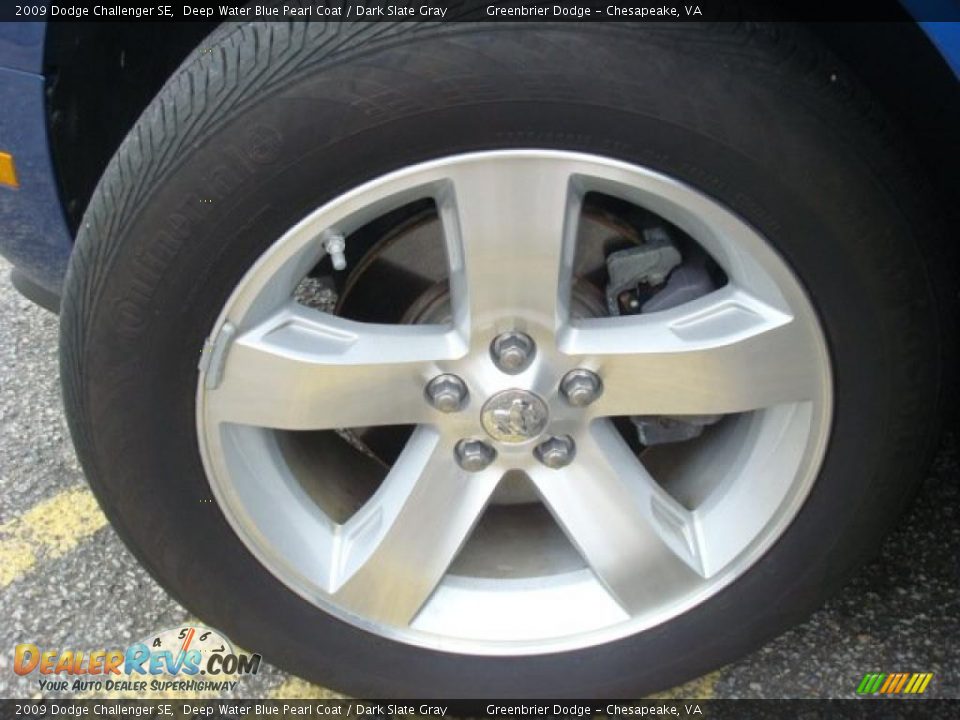 2009 Dodge Challenger SE Deep Water Blue Pearl Coat / Dark Slate Gray Photo #17