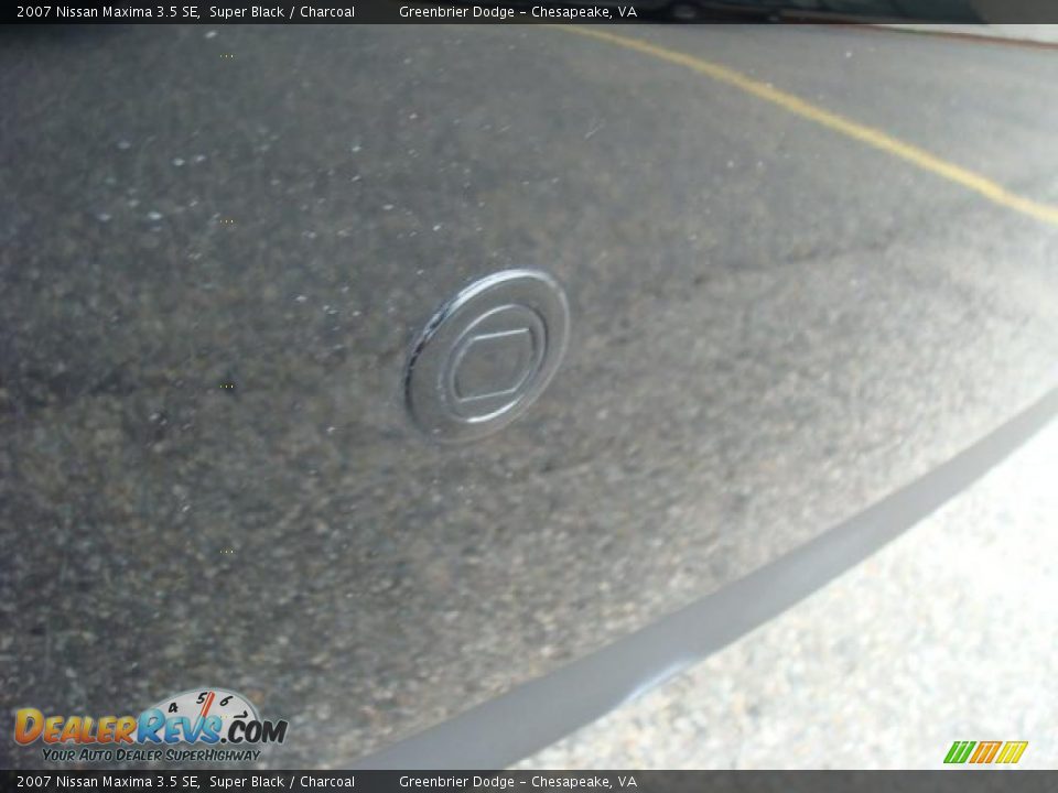 2007 Nissan Maxima 3.5 SE Super Black / Charcoal Photo #27