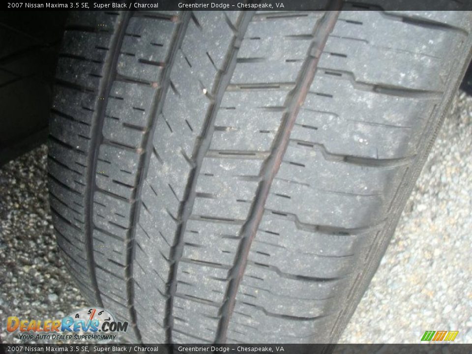 2007 Nissan Maxima 3.5 SE Super Black / Charcoal Photo #30