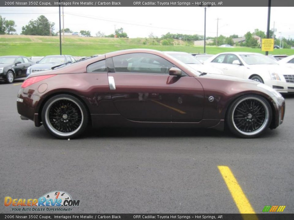 2006 Nissan 350Z Coupe Interlagos Fire Metallic / Carbon Black Photo #3