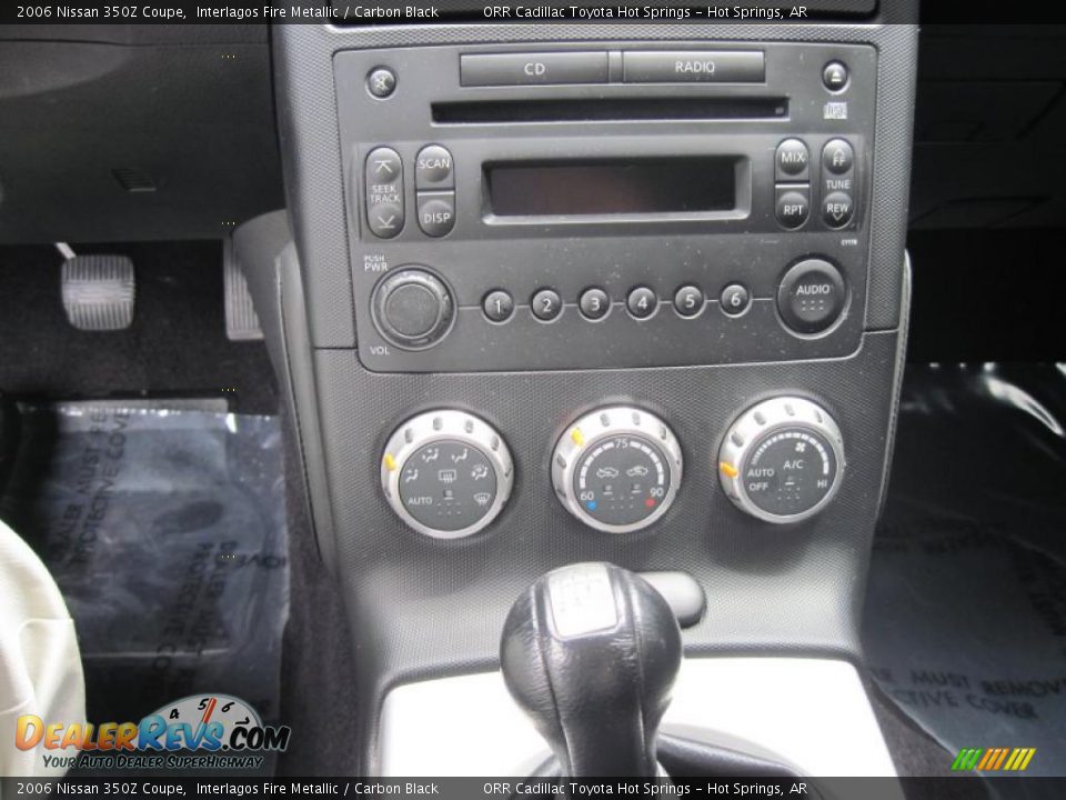 2006 Nissan 350Z Coupe Interlagos Fire Metallic / Carbon Black Photo #9