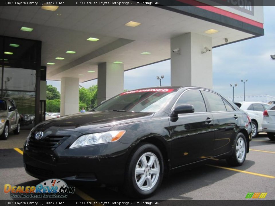 2007 Toyota Camry LE Black / Ash Photo #1