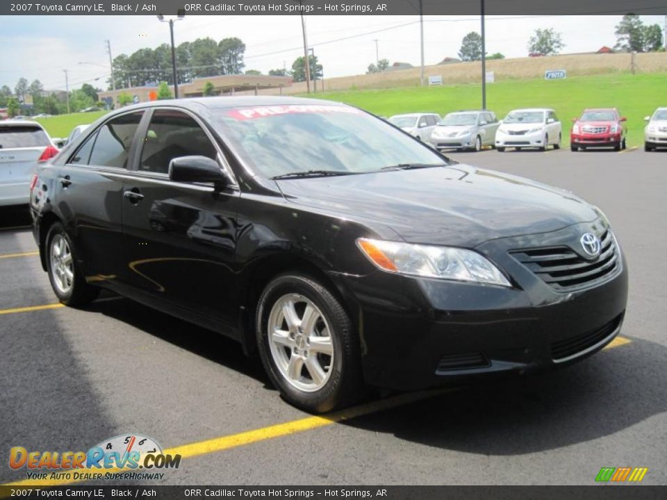 2007 Toyota Camry LE Black / Ash Photo #2