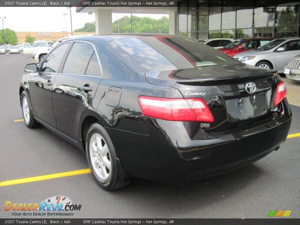 2007 Toyota Camry LE Black / Ash Photo #5