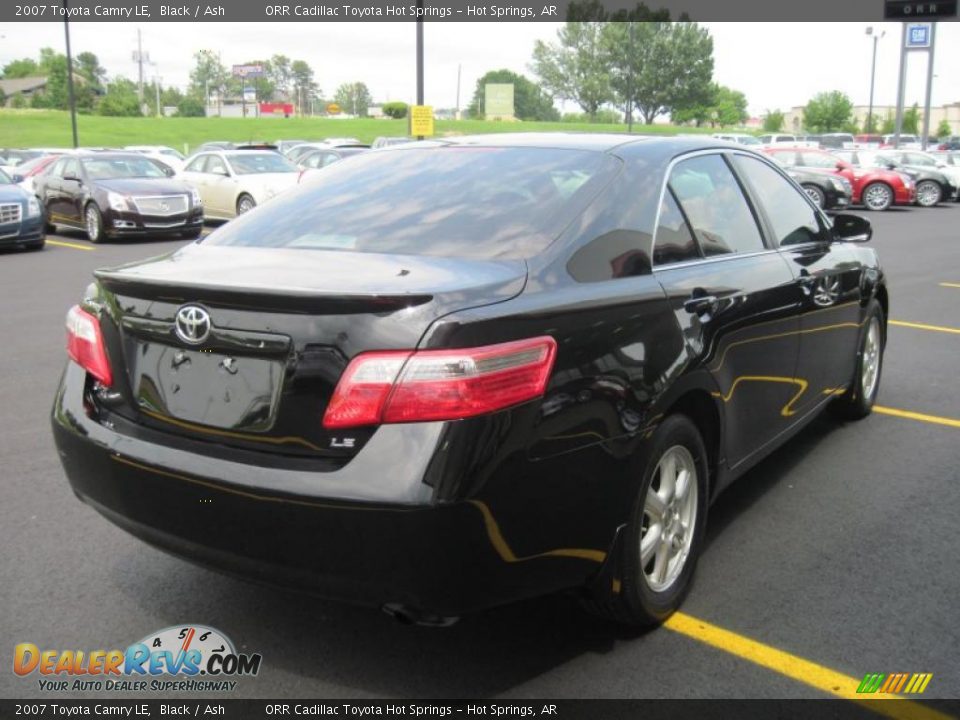 2007 Toyota Camry LE Black / Ash Photo #7