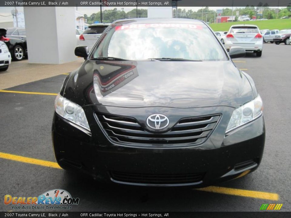 2007 Toyota Camry LE Black / Ash Photo #8