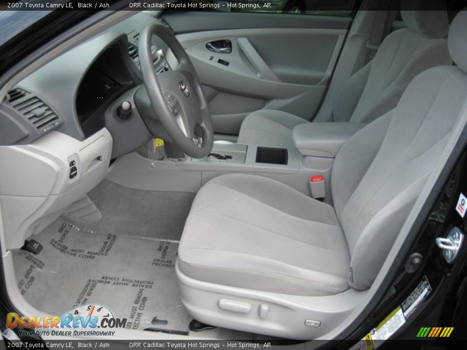 2007 Toyota Camry LE Black / Ash Photo #12