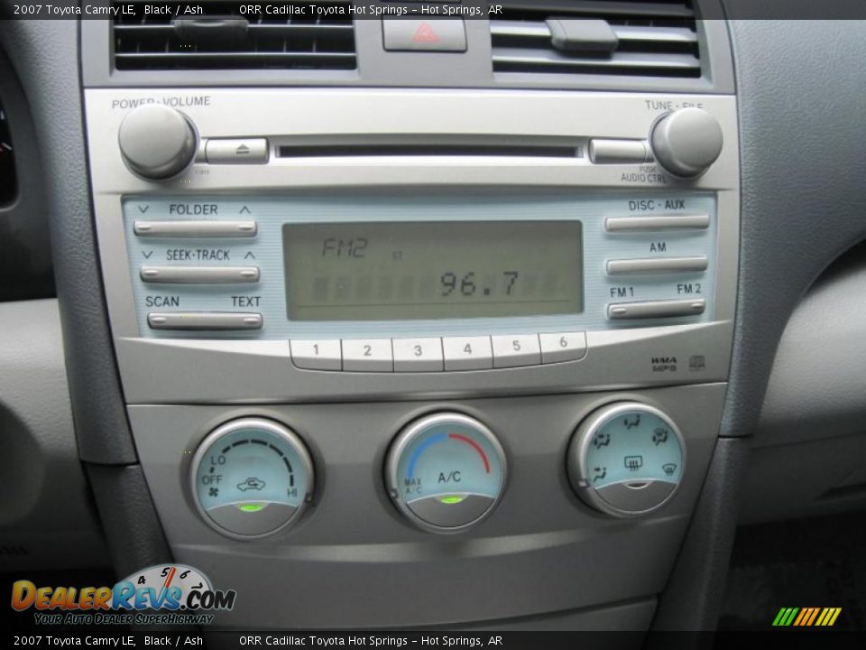 2007 Toyota Camry LE Black / Ash Photo #14