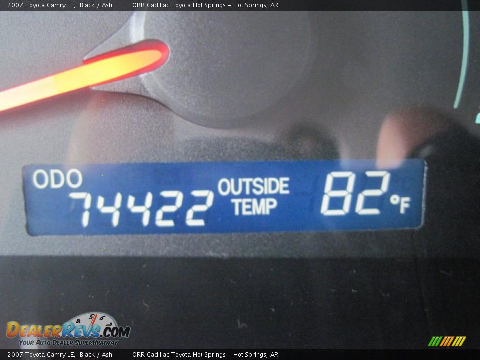 2007 Toyota Camry LE Black / Ash Photo #15