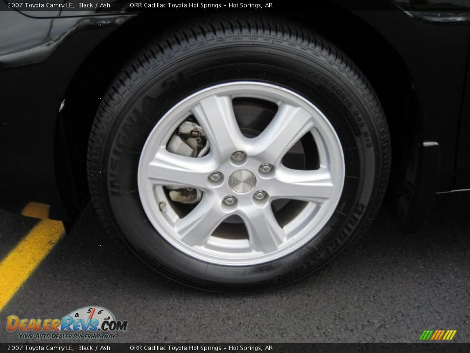 2007 Toyota Camry LE Black / Ash Photo #16