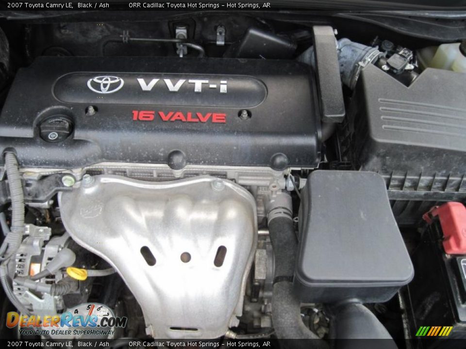 2007 Toyota Camry LE Black / Ash Photo #17