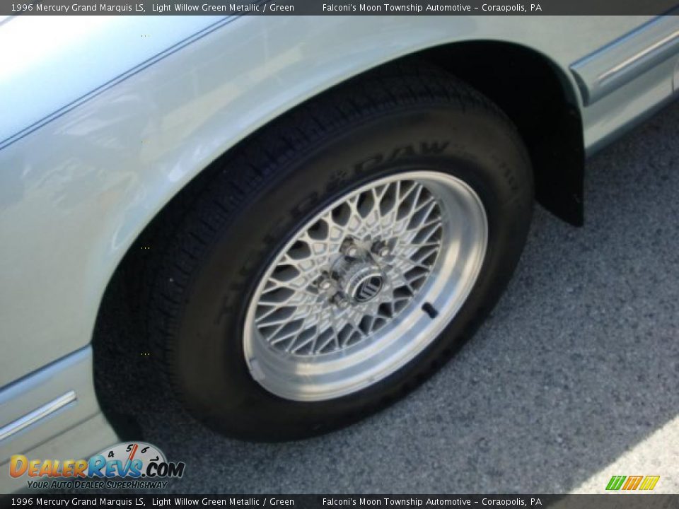 1996 Mercury Grand Marquis LS Light Willow Green Metallic / Green Photo #7