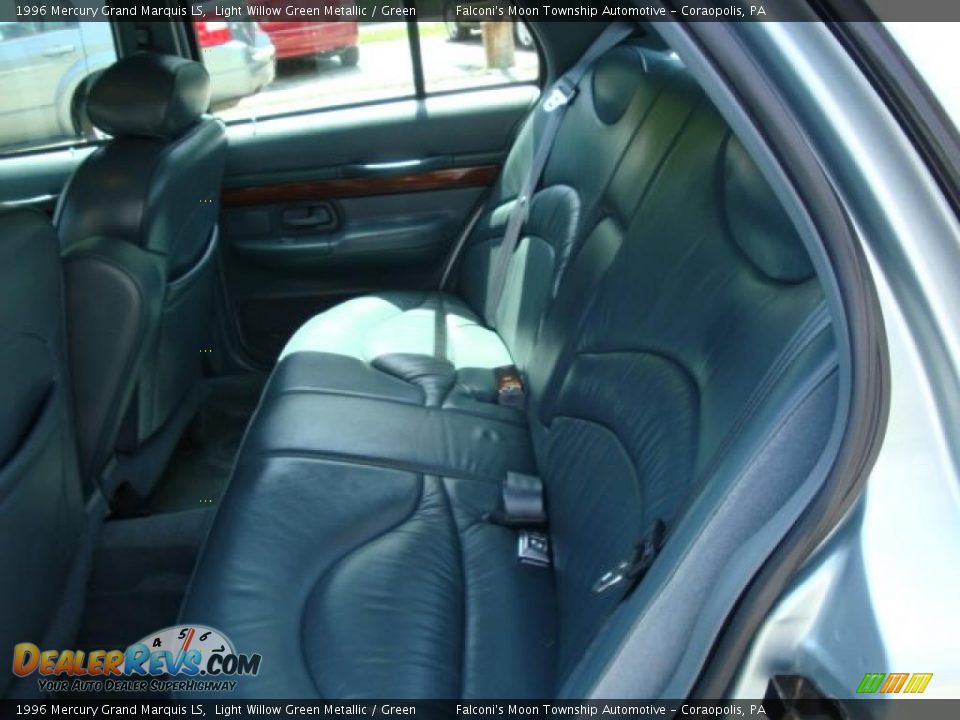 1996 Mercury Grand Marquis LS Light Willow Green Metallic / Green Photo #9