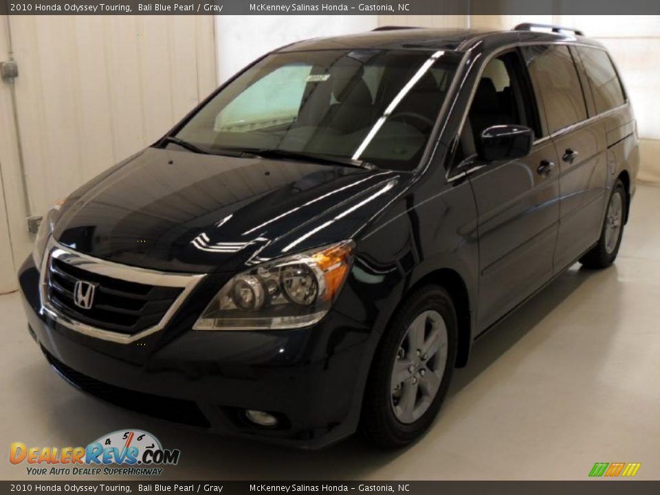 2010 Honda Odyssey Touring Bali Blue Pearl / Gray Photo #1